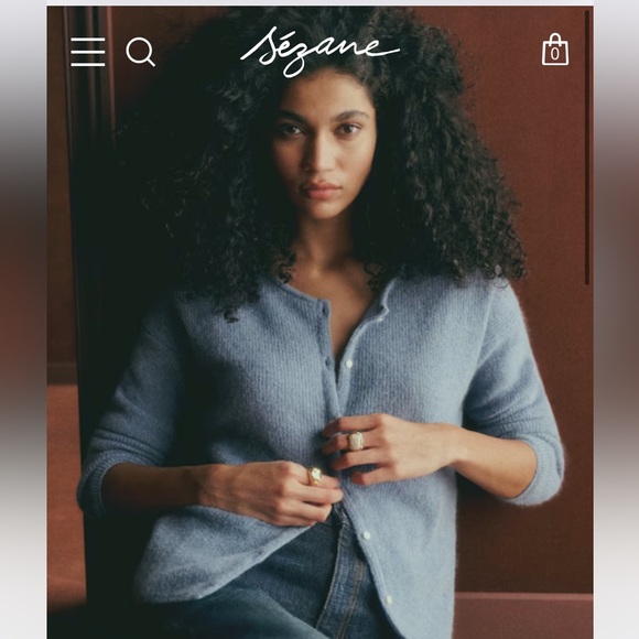 Sezane Gaspard Cardigan Sweater - Picture 7 of 9